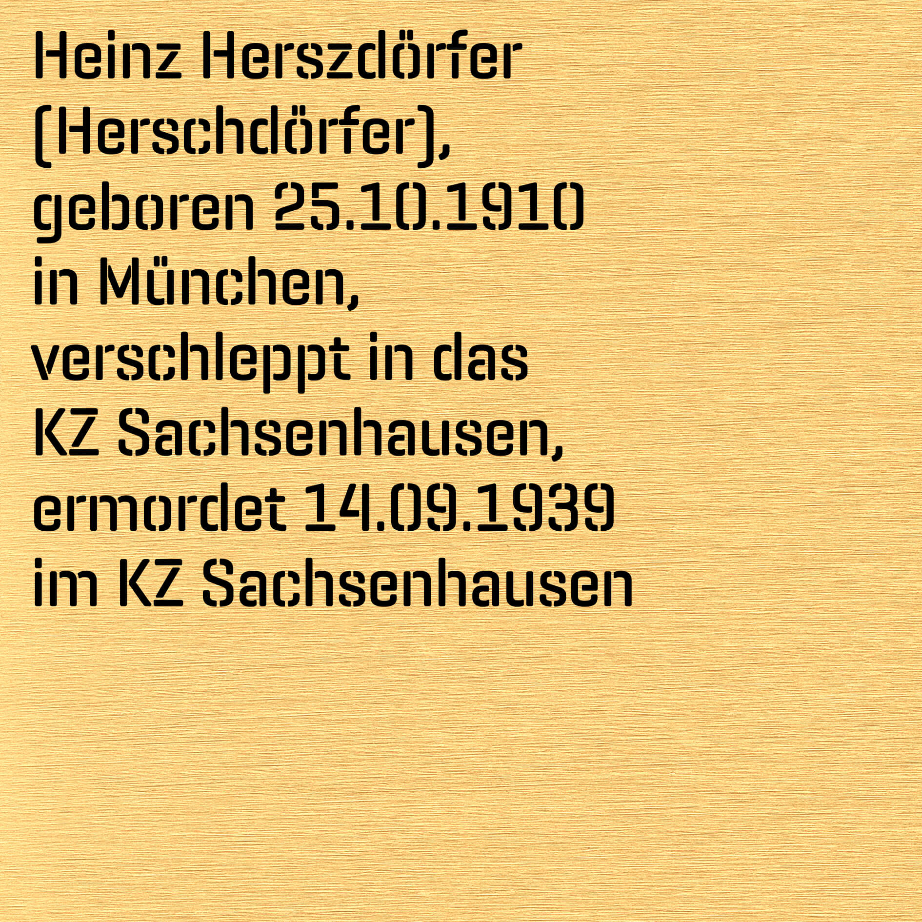 Heinz (Herschdörfer) Herszdörfer Herszdörfer