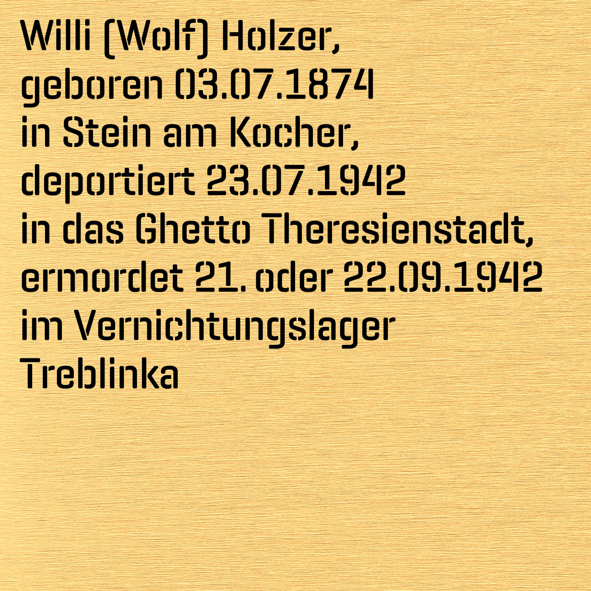 Willi Wolf Holzer Holzer