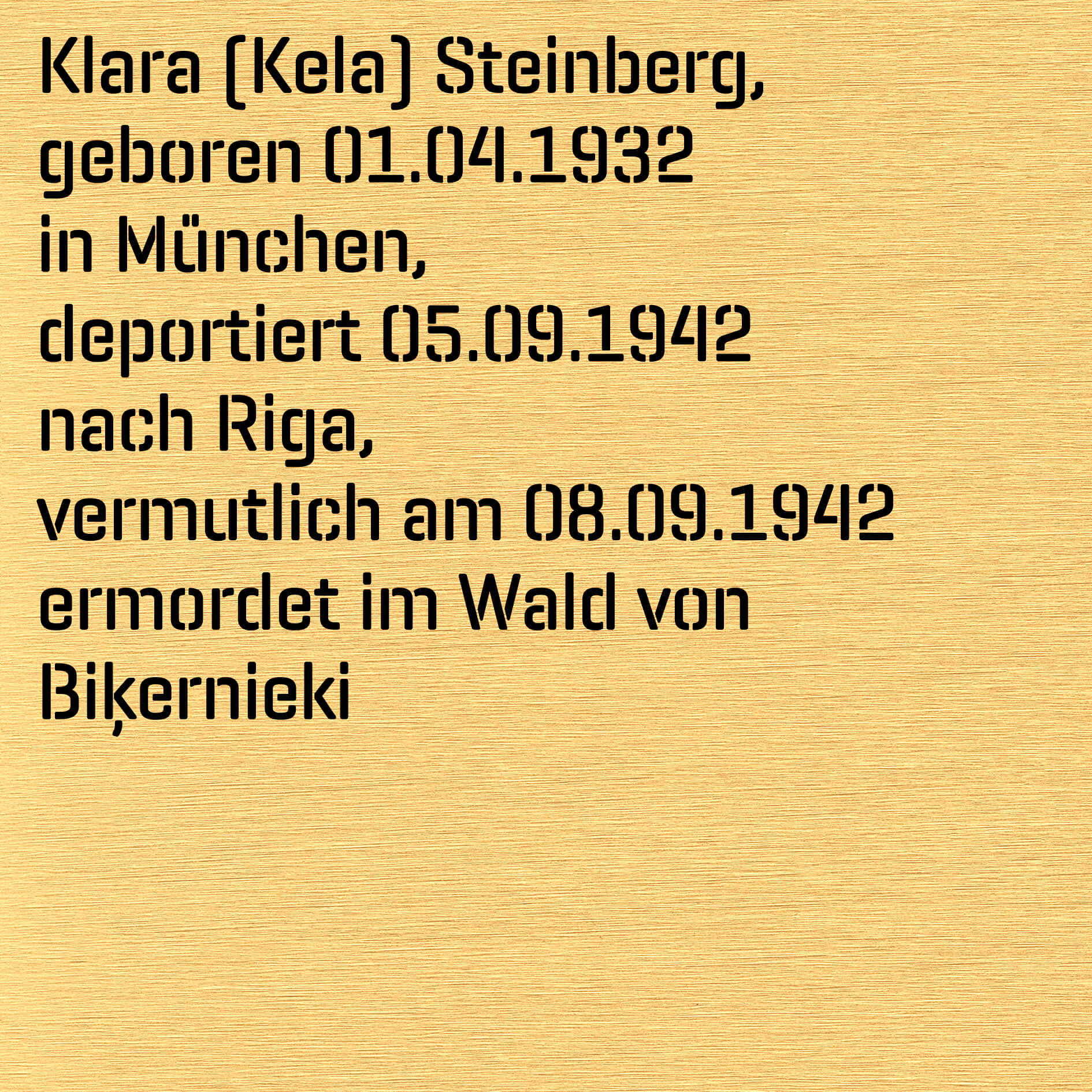 Klara Kela Steinberg Steinberg