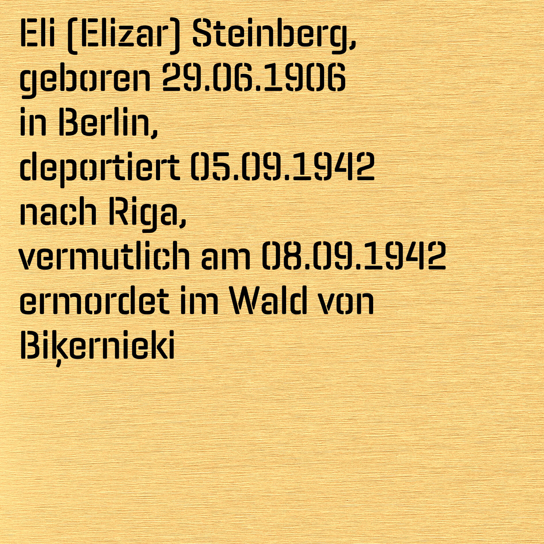 Eli Steinberg Steinberg