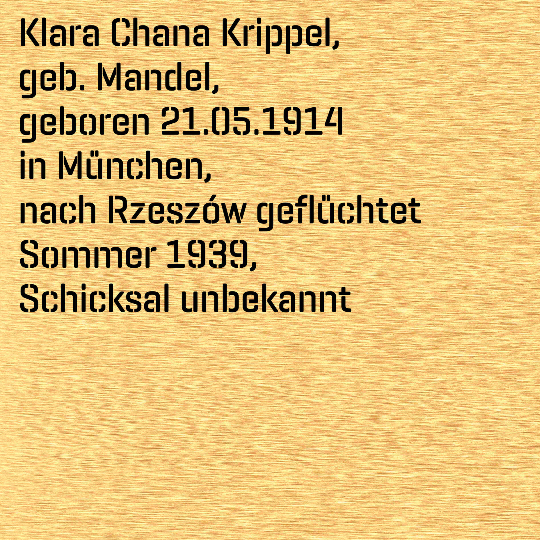 Klara Chana Krippel Krippel