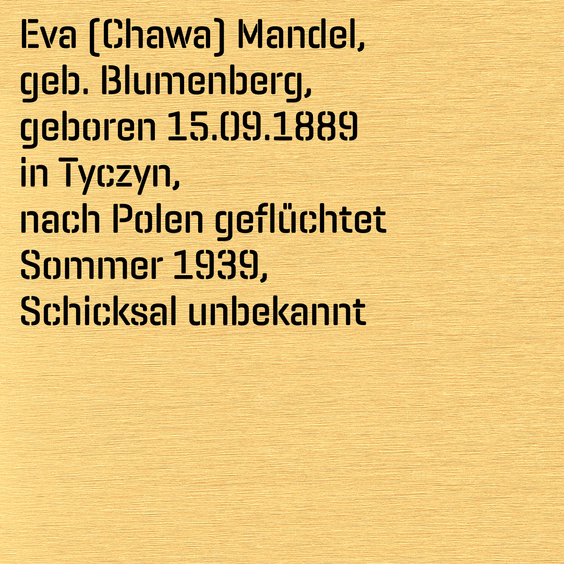 Eva Chawa Mandel Mandel