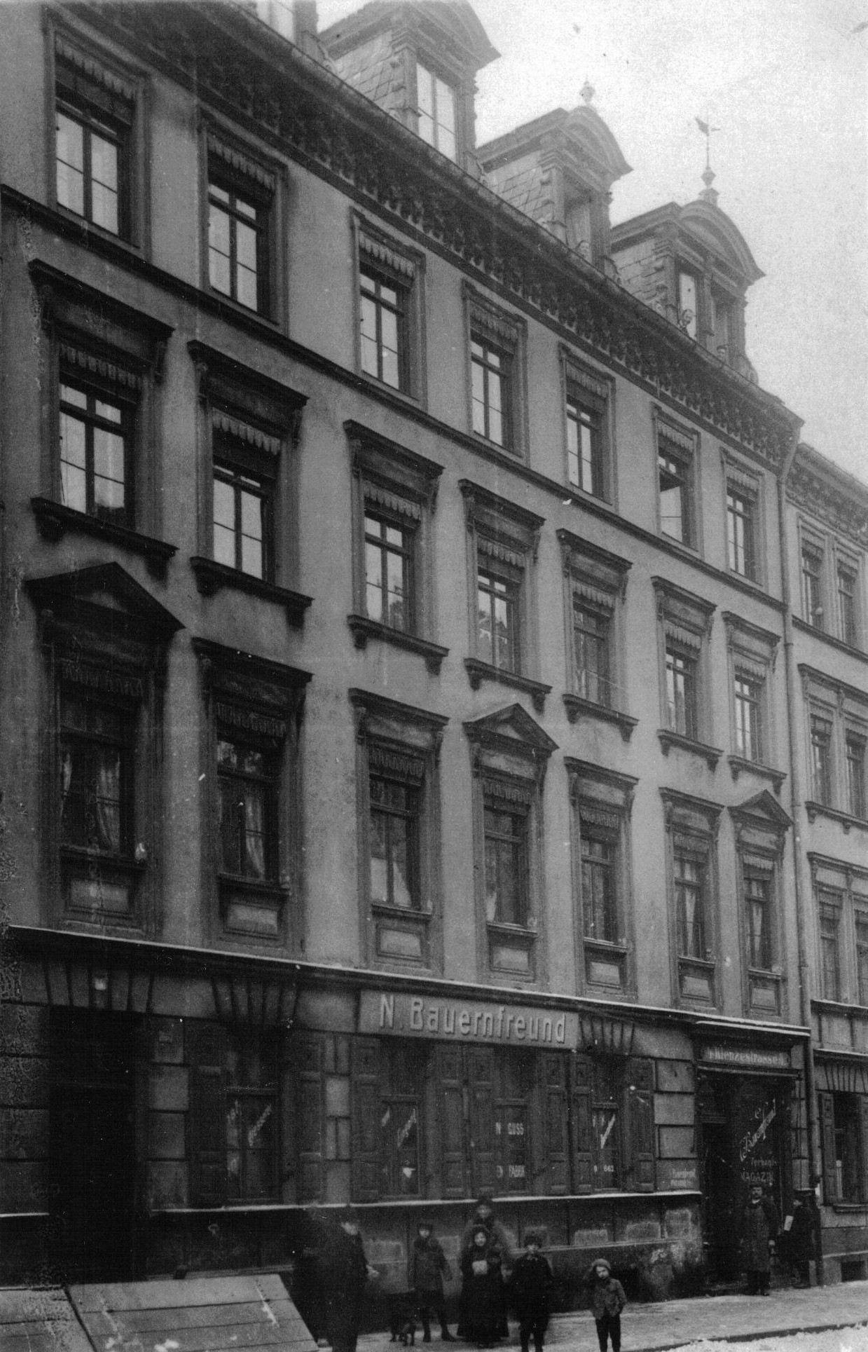 Altenheim und rituelle Speiseanstalt, Klenzestraße 4, um 1908 (© Stadtarchiv München)
