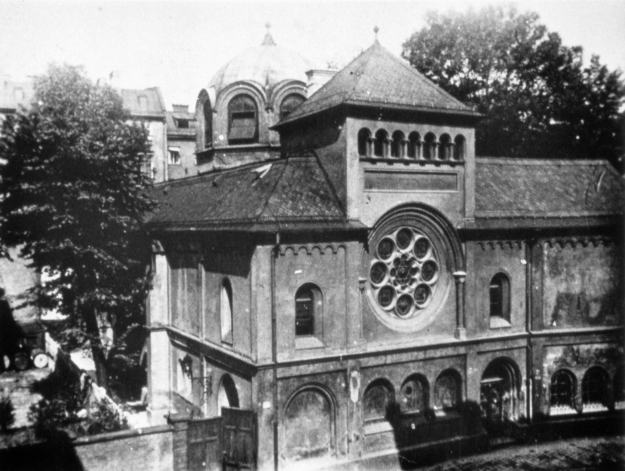 Synagoge der orthodoxen Gemeinde „Ohel Jakob, Herzog-Rudolf-Straße, 1930er Jahre (© Stadtarchiv München)